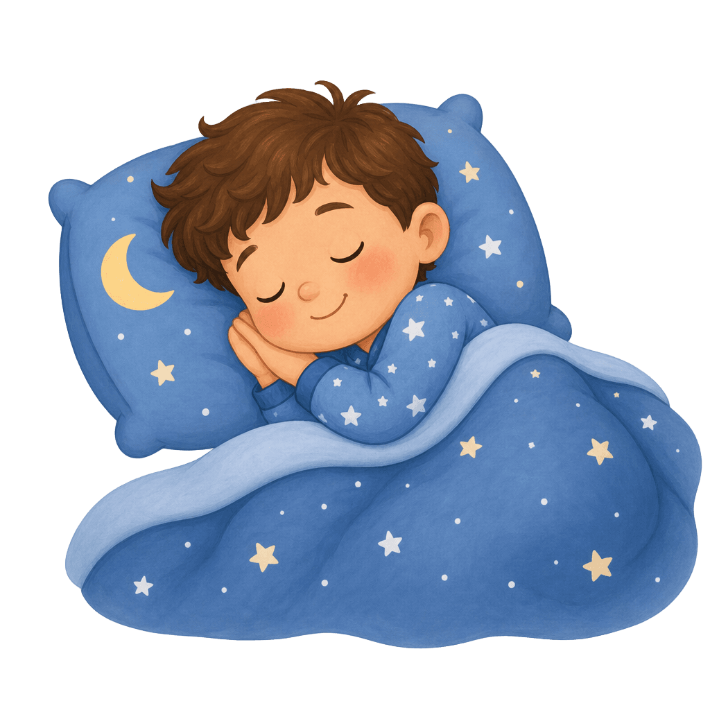 A child sleeping peacefully